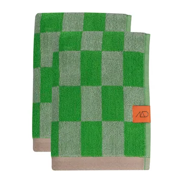 Retro håndkle - Classic green, 40x55 cm, 2-stk - Mette Ditmer