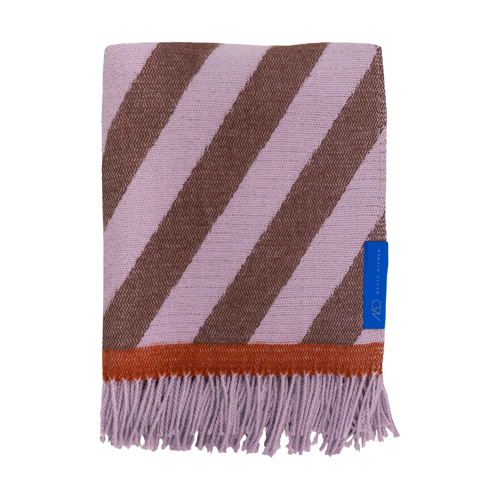 Retro pledd 125x170 cm, Brown Mette Ditmer