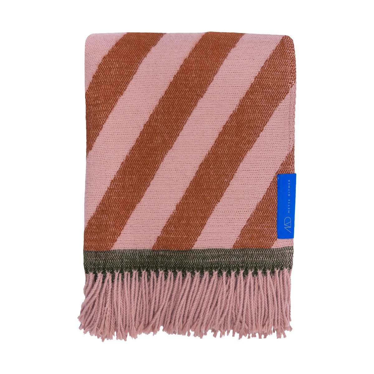 Bilde av Mette Ditmer Retro pledd 125x170 cm Rust