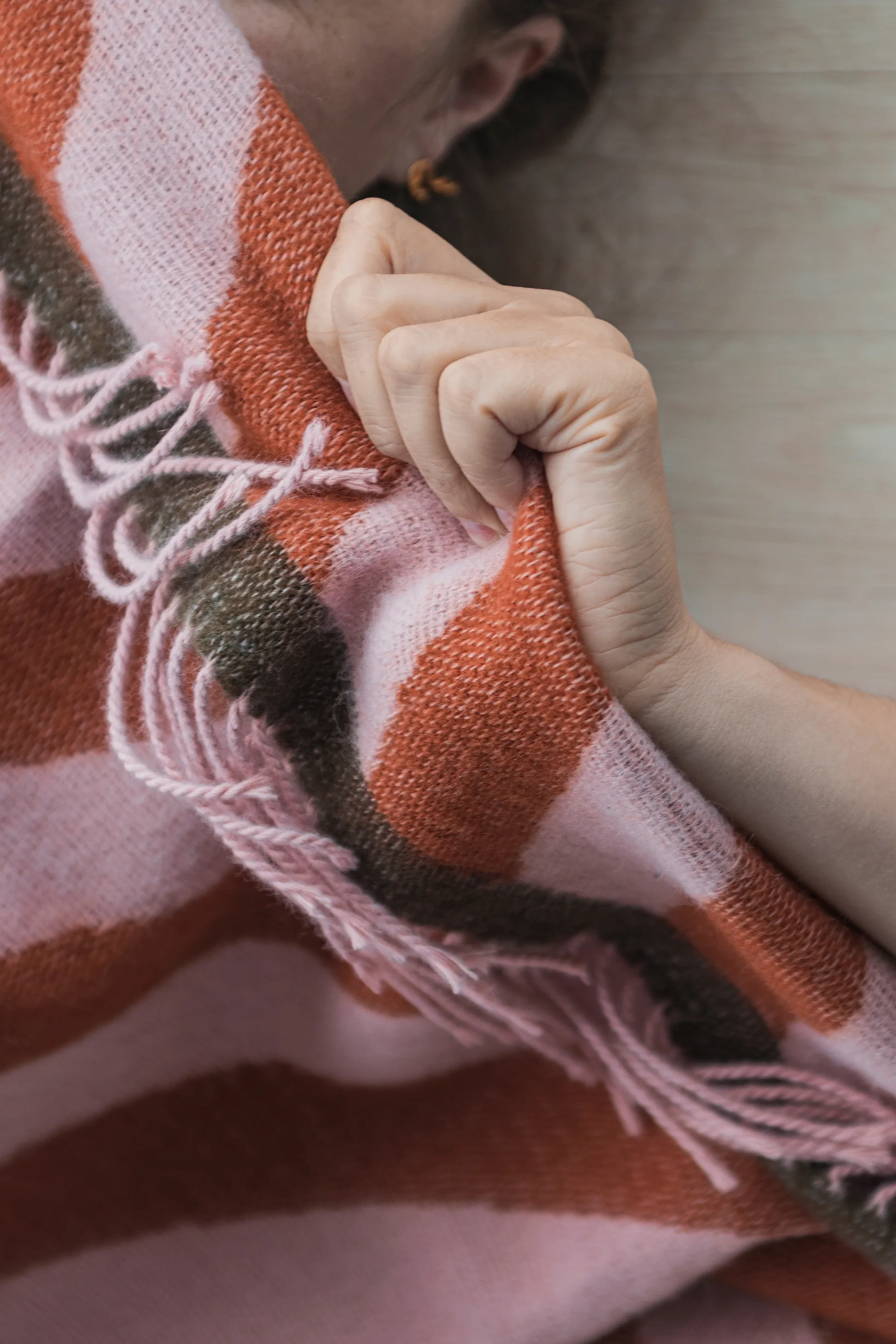 Retro pledd 125x170 cm, Rust Mette Ditmer