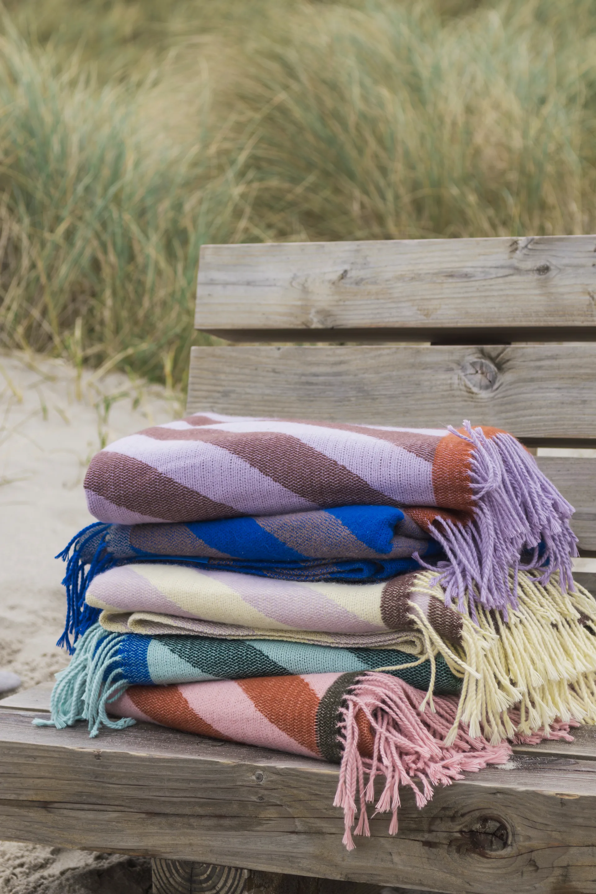 Retro pledd 125x170 cm, Rust Mette Ditmer