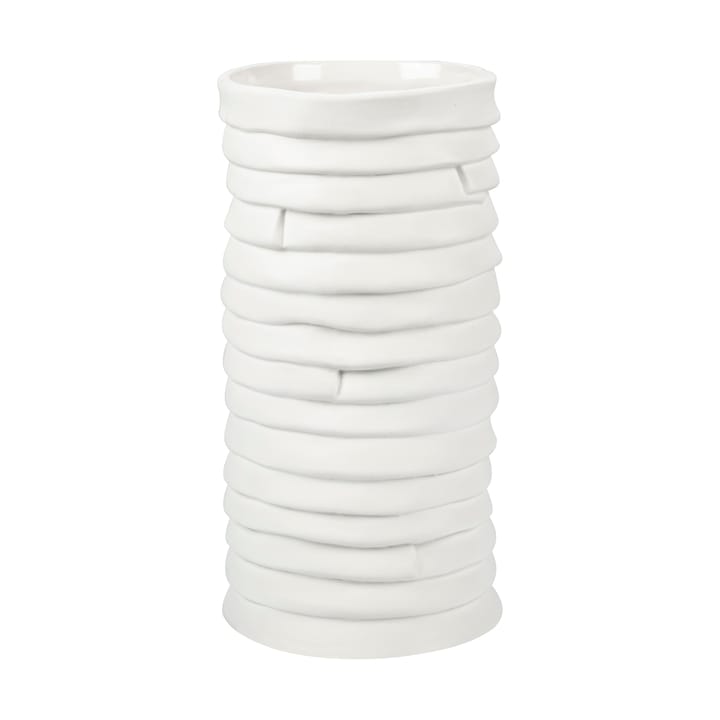 Ribbon vase large 20 cm - Offwhite - Mette Ditmer