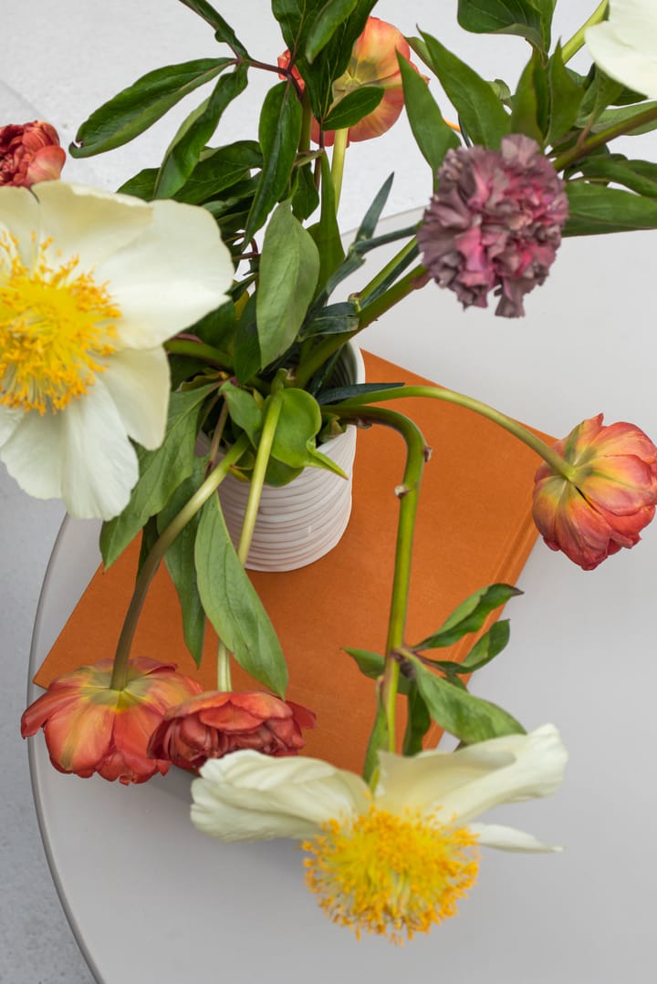 Ribbon vase large 20 cm - Offwhite - Mette Ditmer