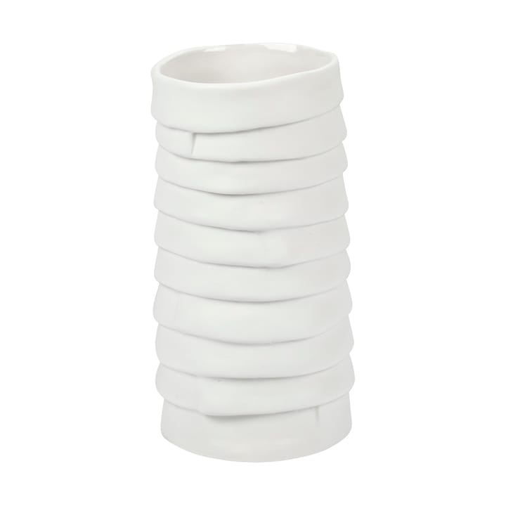 Ribbon vase small 13 cm - Offwhite - Mette Ditmer
