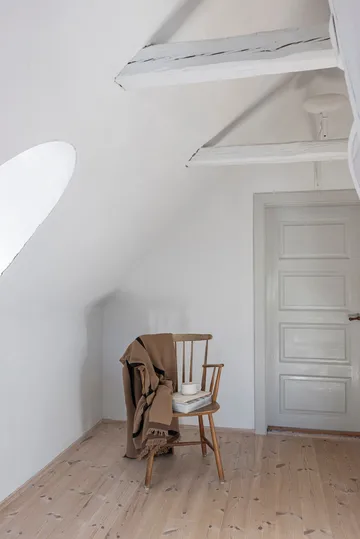 Shadow pledd - Latte-black, 130x175 cm - Mette Ditmer