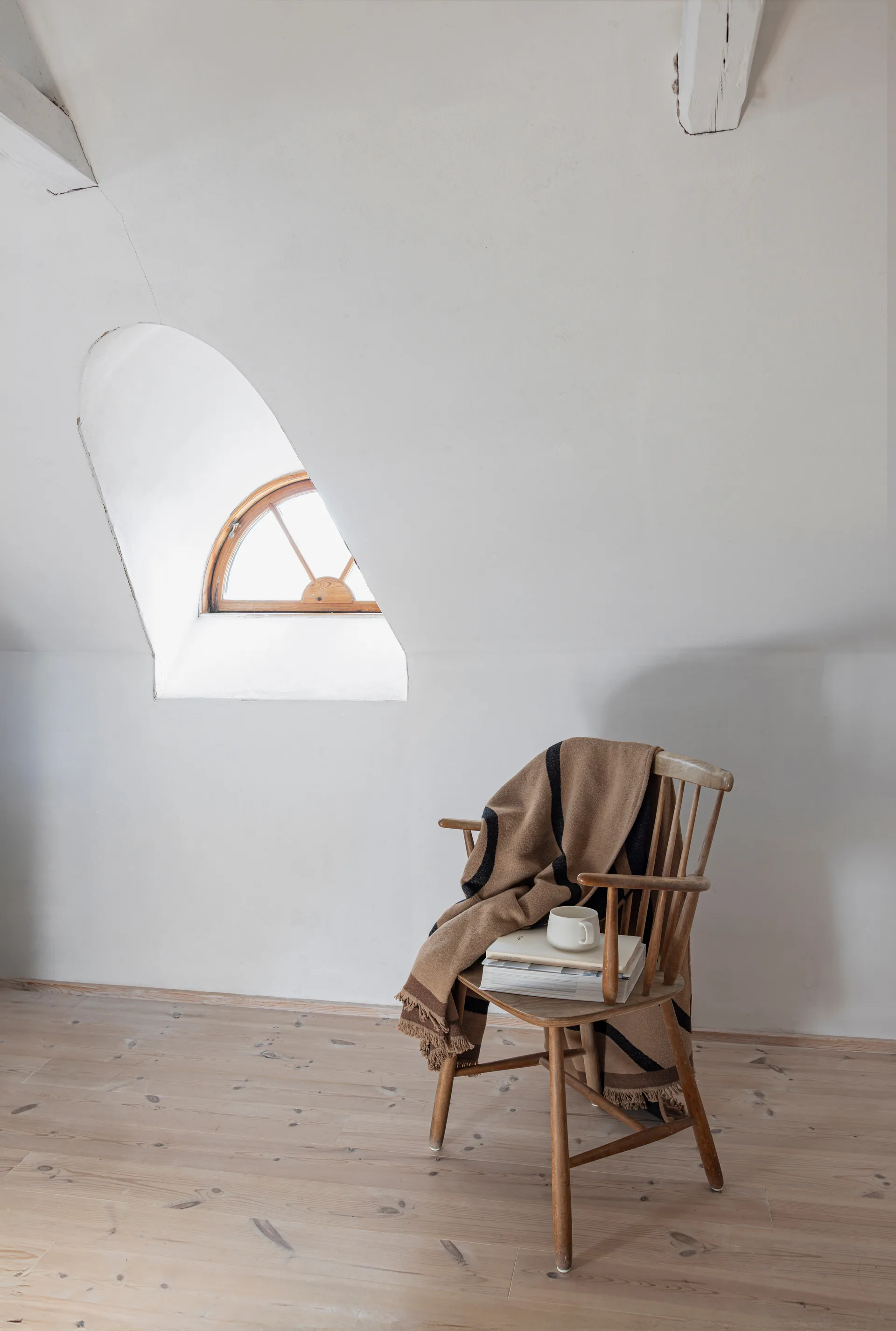 Shadow pledd, Latte-black, 130x175 cm Mette Ditmer