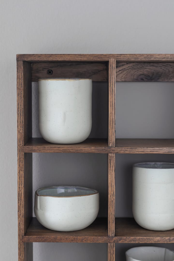 Showcase vegghylle 40x53 cm - Dark oiled oak - Mette Ditmer