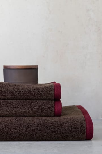 Soft badehåndkle 70x133 cm - Brown-sand - Mette Ditmer