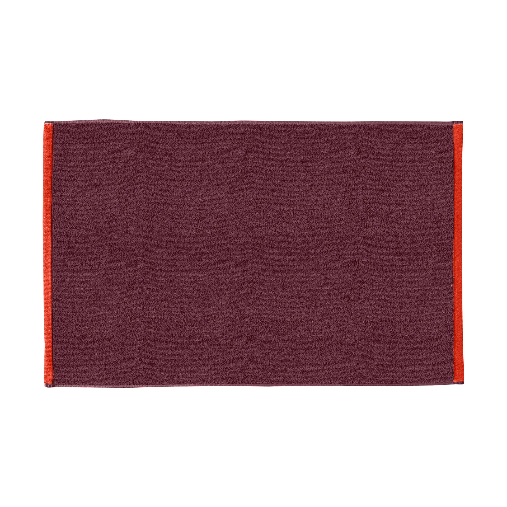 Soft baderomsmatte 50x80 cm, Red-Grey (rød-grå) Mette Ditmer