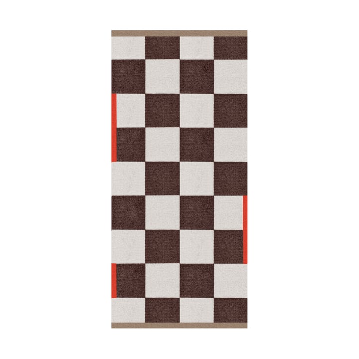 Square all-round teppe large - Brown - Mette Ditmer