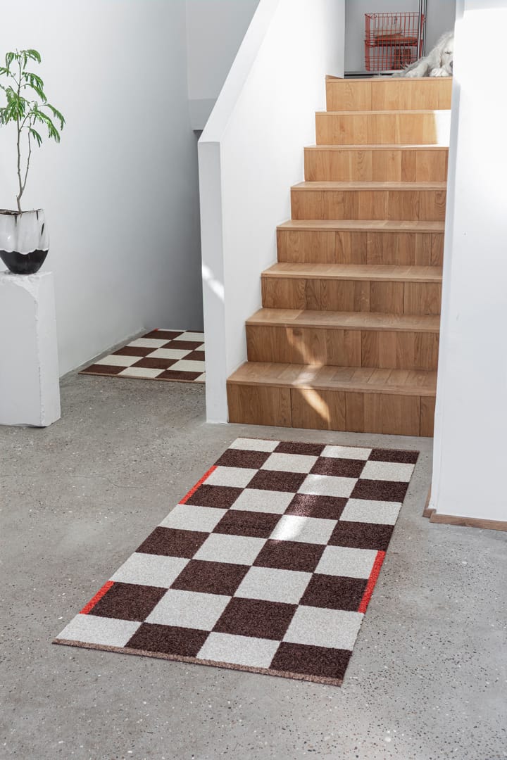 Square all-round teppe large, Brown Mette Ditmer