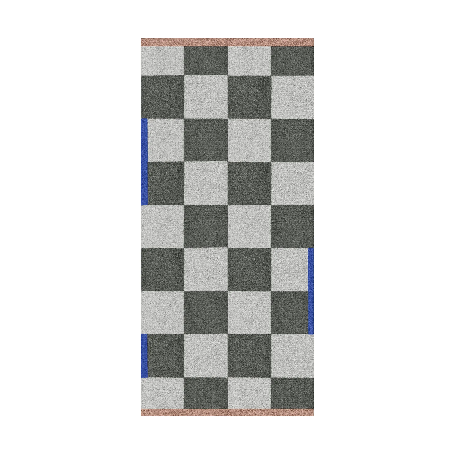 Square all-round teppe large, Dark olive Mette Ditmer