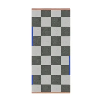 Square all-round teppe large - Dark olive - Mette Ditmer