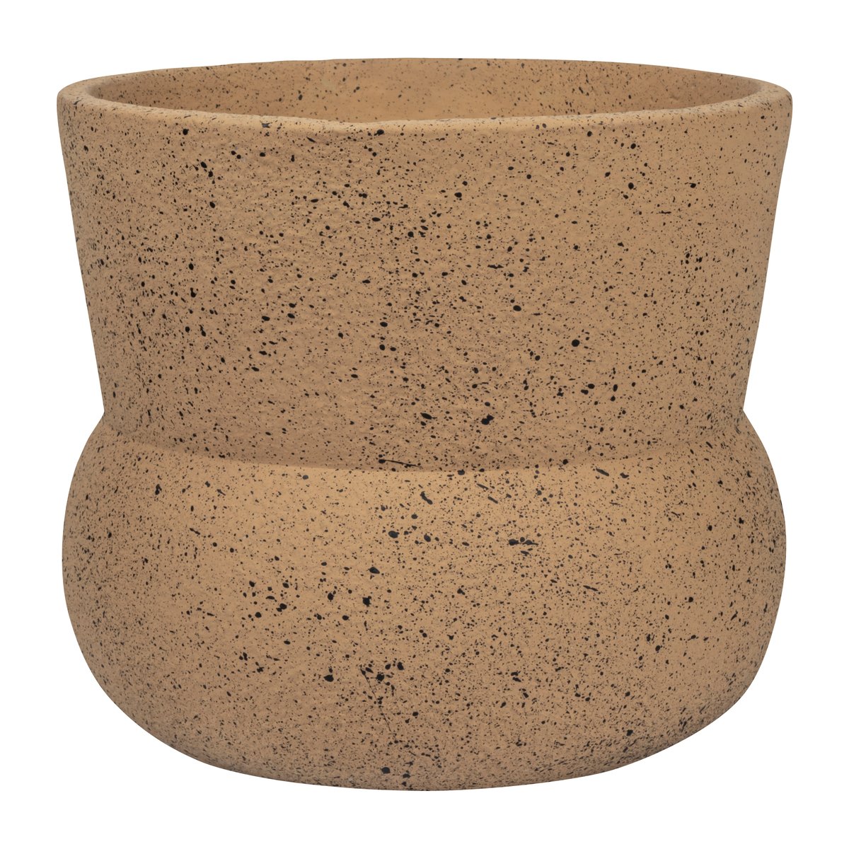 Bilde av Mette Ditmer Stone blomsterpotte Ø 17 cm Ochre