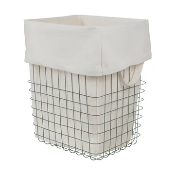 Store-it oppbevaringskurv med bomullspose large - Thyme green - Mette Ditmer