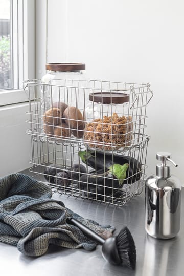 Store-it oppbevaringskurv small - Chrome - Mette Ditmer