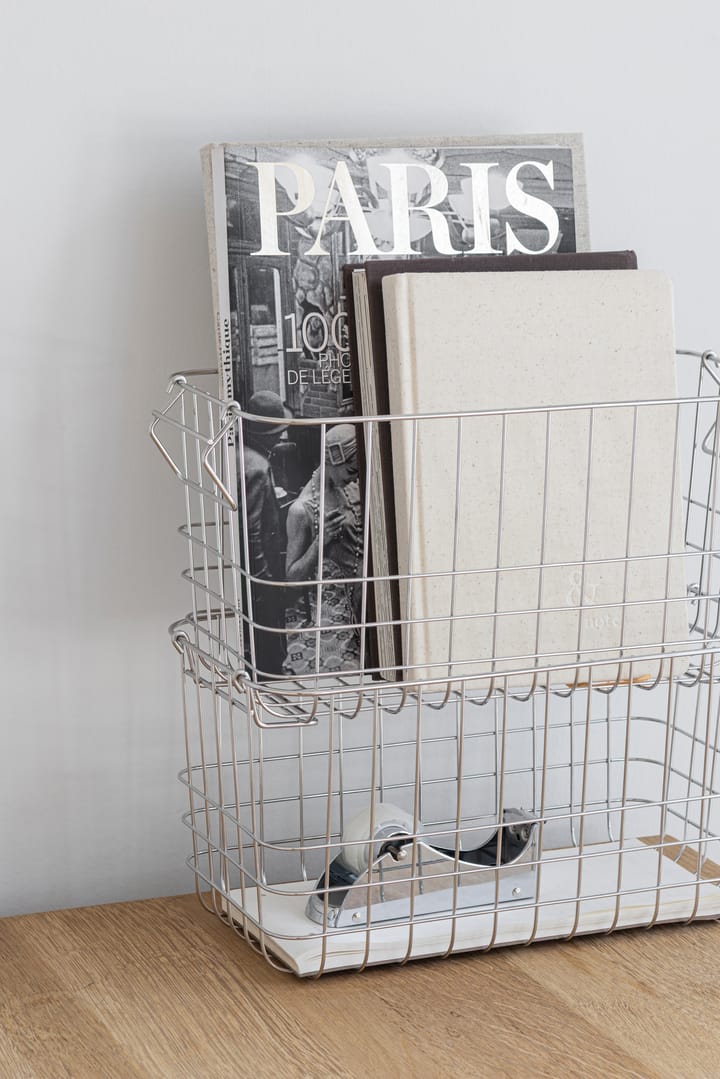 Store-it oppbevaringskurv small, Chrome Mette Ditmer