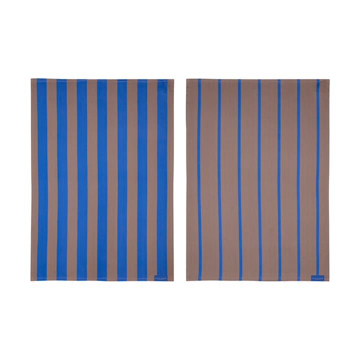 Stripes kjøkkenhåndkle 50x70 cm 2-pack - Blush - Mette Ditmer