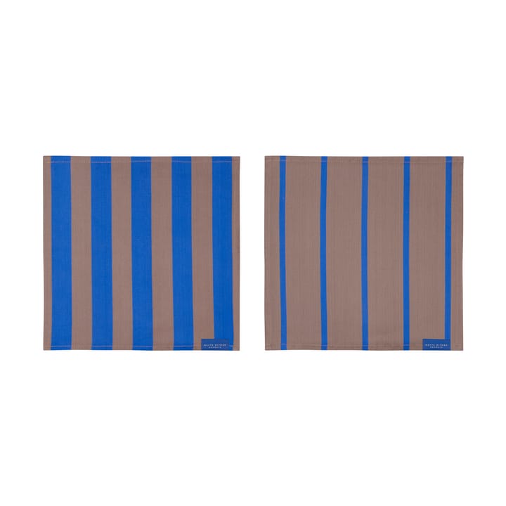 Stripes kjøkkenklut 33x33 cm 2-pack - Blush - Mette Ditmer