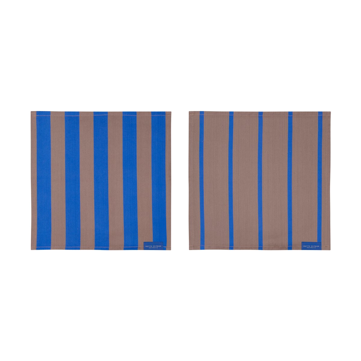 Mette Ditmer Stripes kjøkkenklut 33x33 cm 2-pack Blush