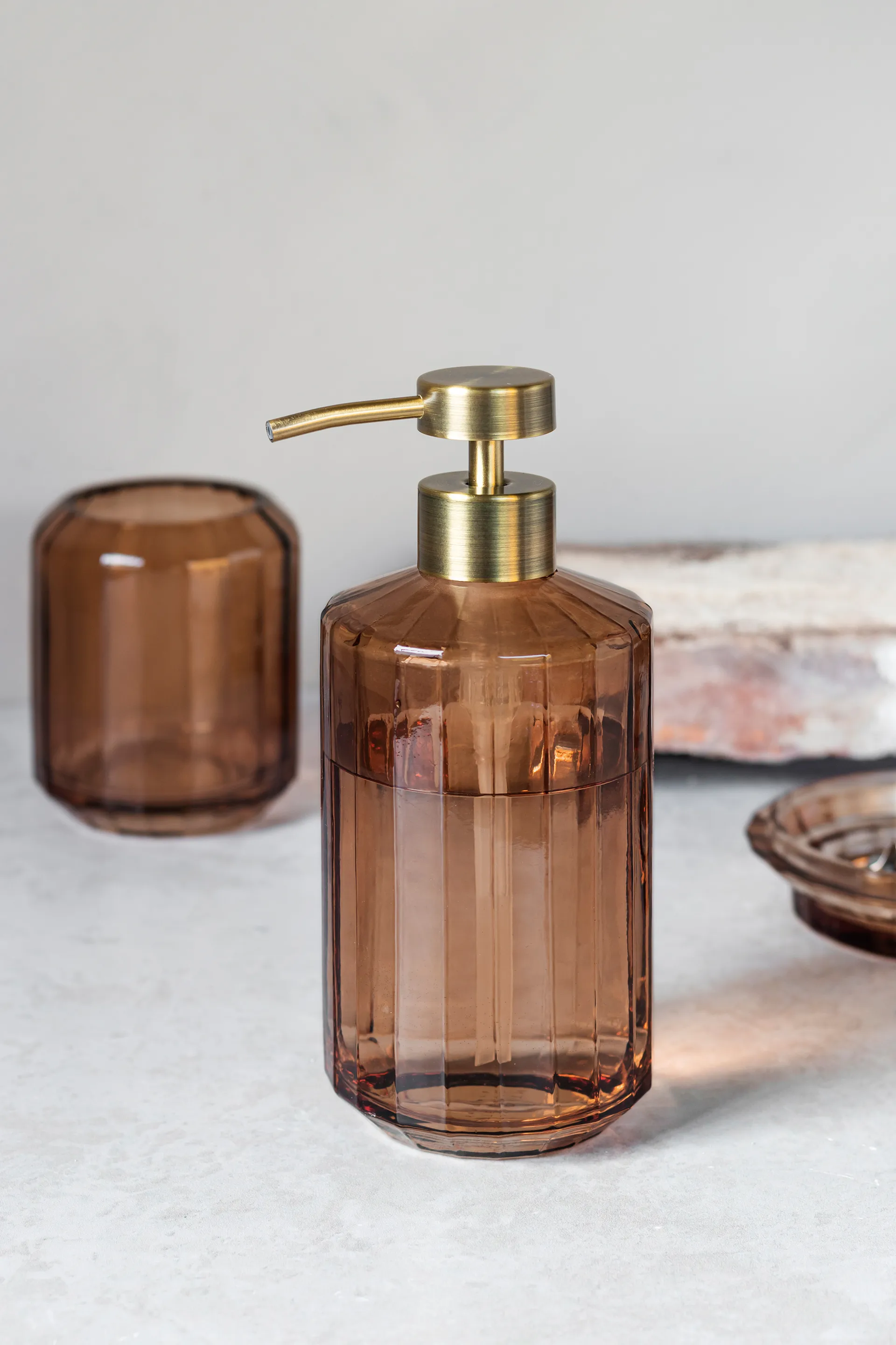 Vision såpepumpe høy, Latte Mette Ditmer