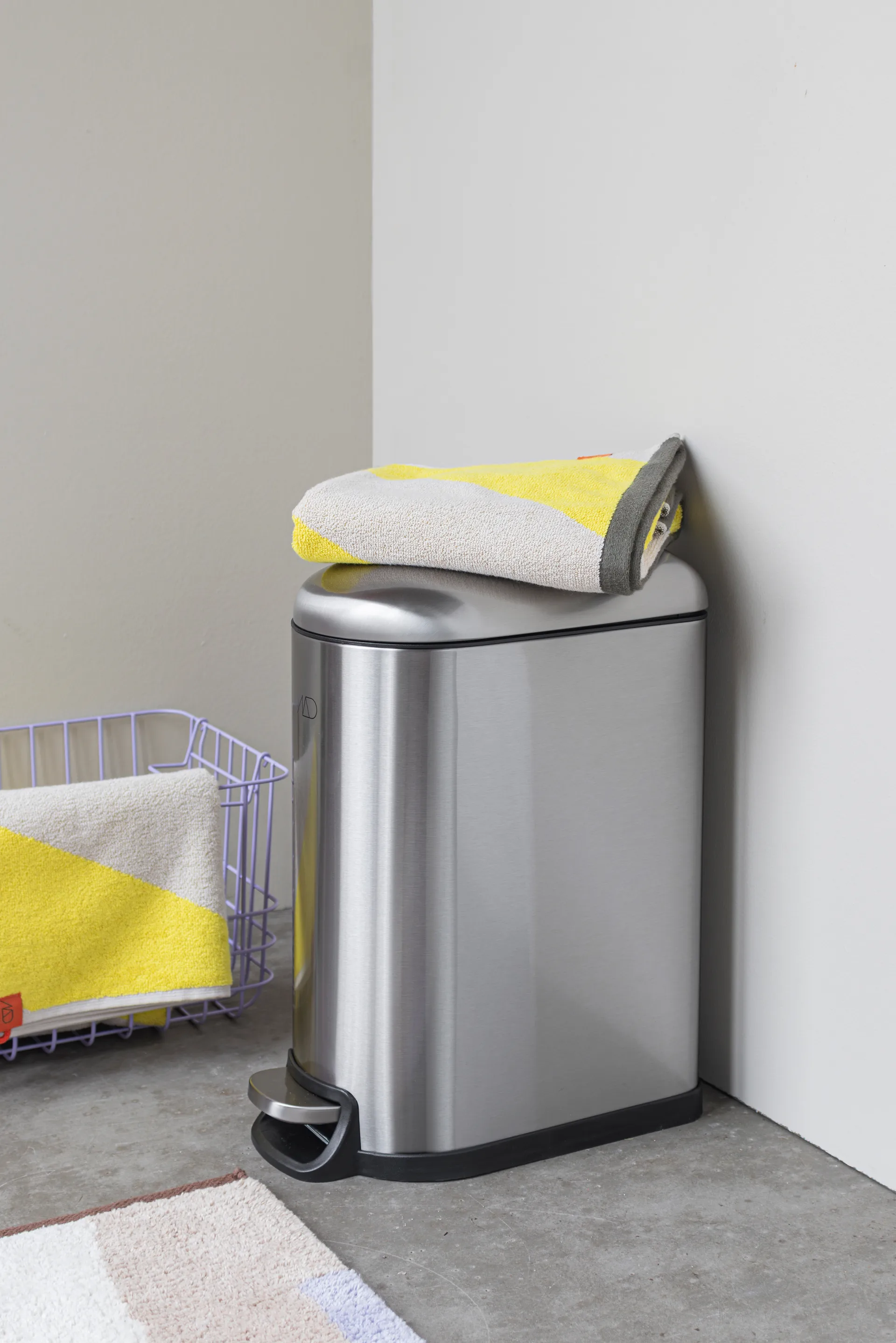 Walther pedalbøtte 10 liter, Steel Mette Ditmer