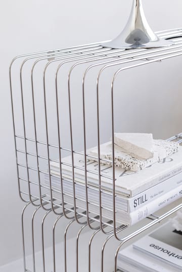 Wire hylle 31x70x26 cm - Chrome - Mette Ditmer