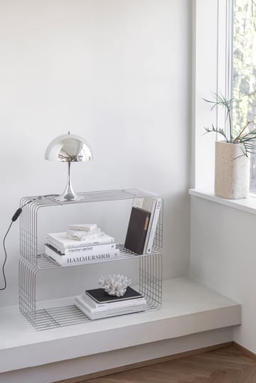 Wire hylle 31x70x26 cm - Chrome - Mette Ditmer