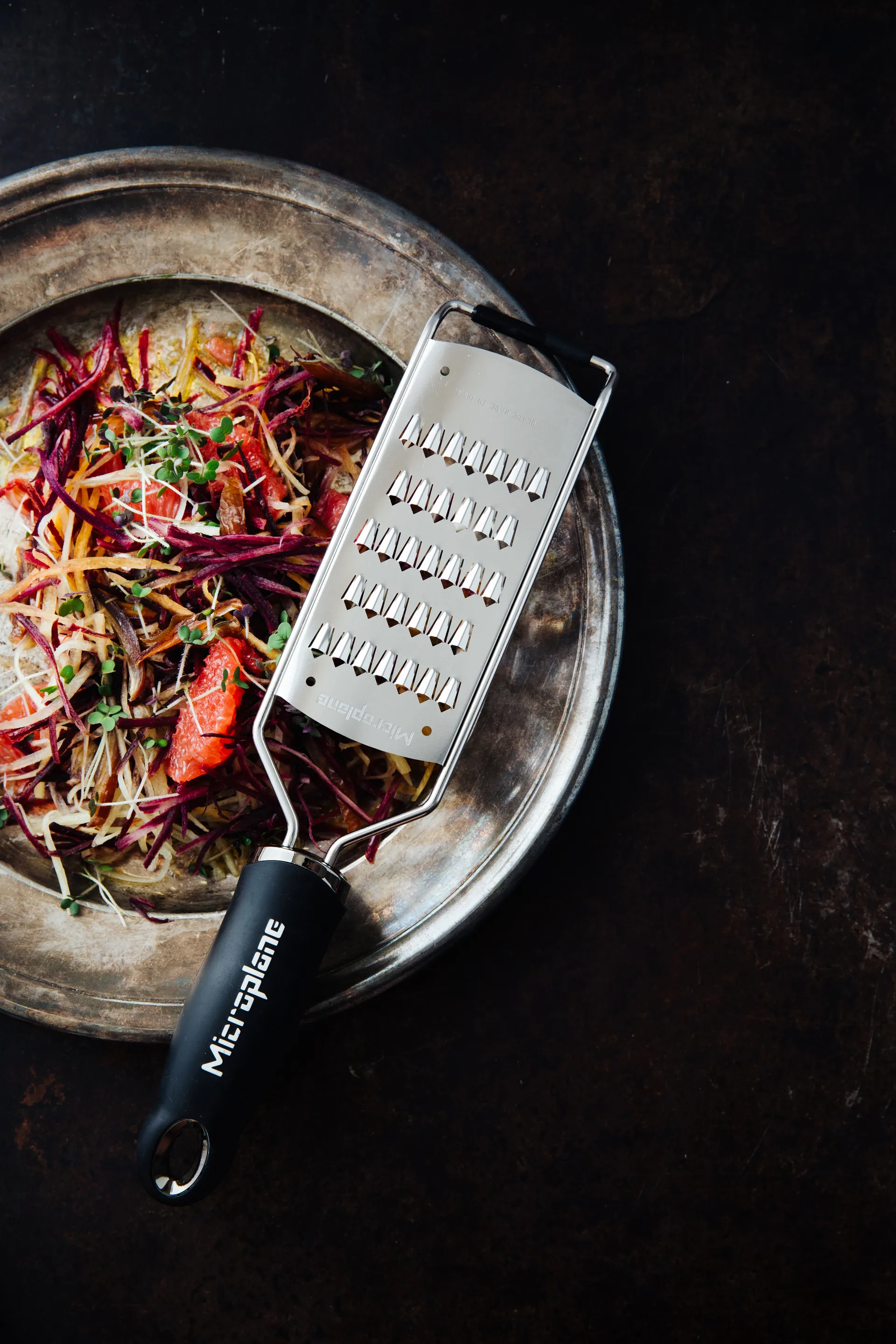 Gourmet julienneskjærer fint 31 cm, Black Microplane