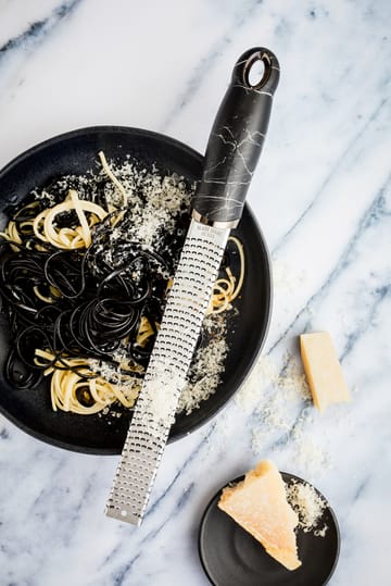Premium Funky zestjern 32 cm - Black marble - Microplane