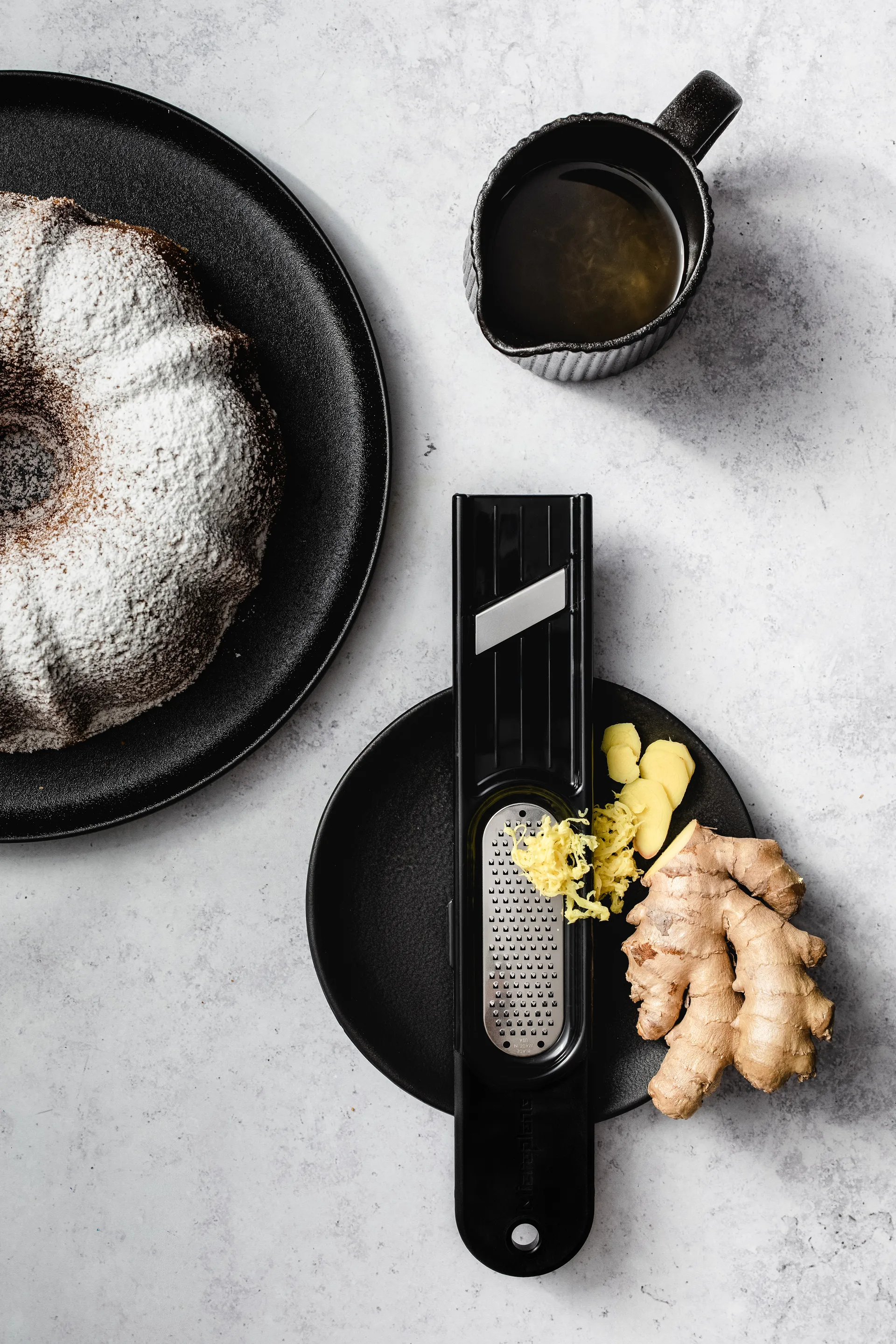 Speciality 3-i-1 ingefær verktøy 27,5 cm, Black Microplane