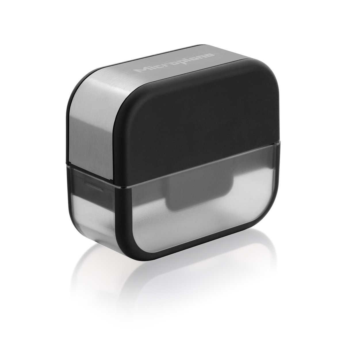 Microplane Speciality hvitlksskjærer 9 cm Black | Skandinavisk Design | Hvitløkspresser & Potetpresser | Svart