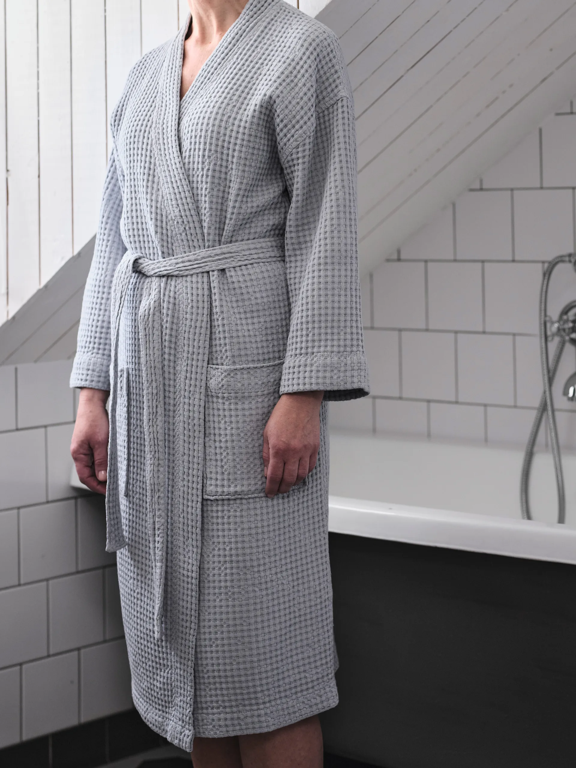Cialdo Badekåpe EKO, Lyseblå, L–XL Mille Notti