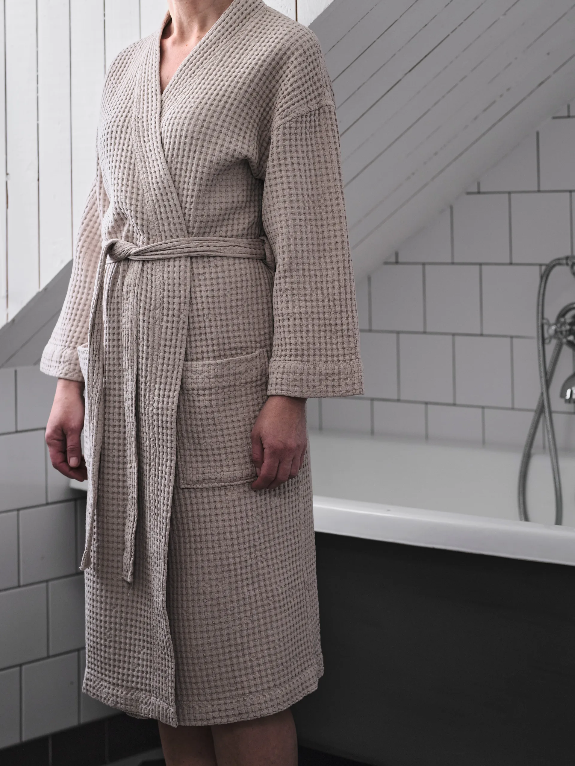 Cialdo Badekåpe EKO, Lysebrun, L–XL Mille Notti