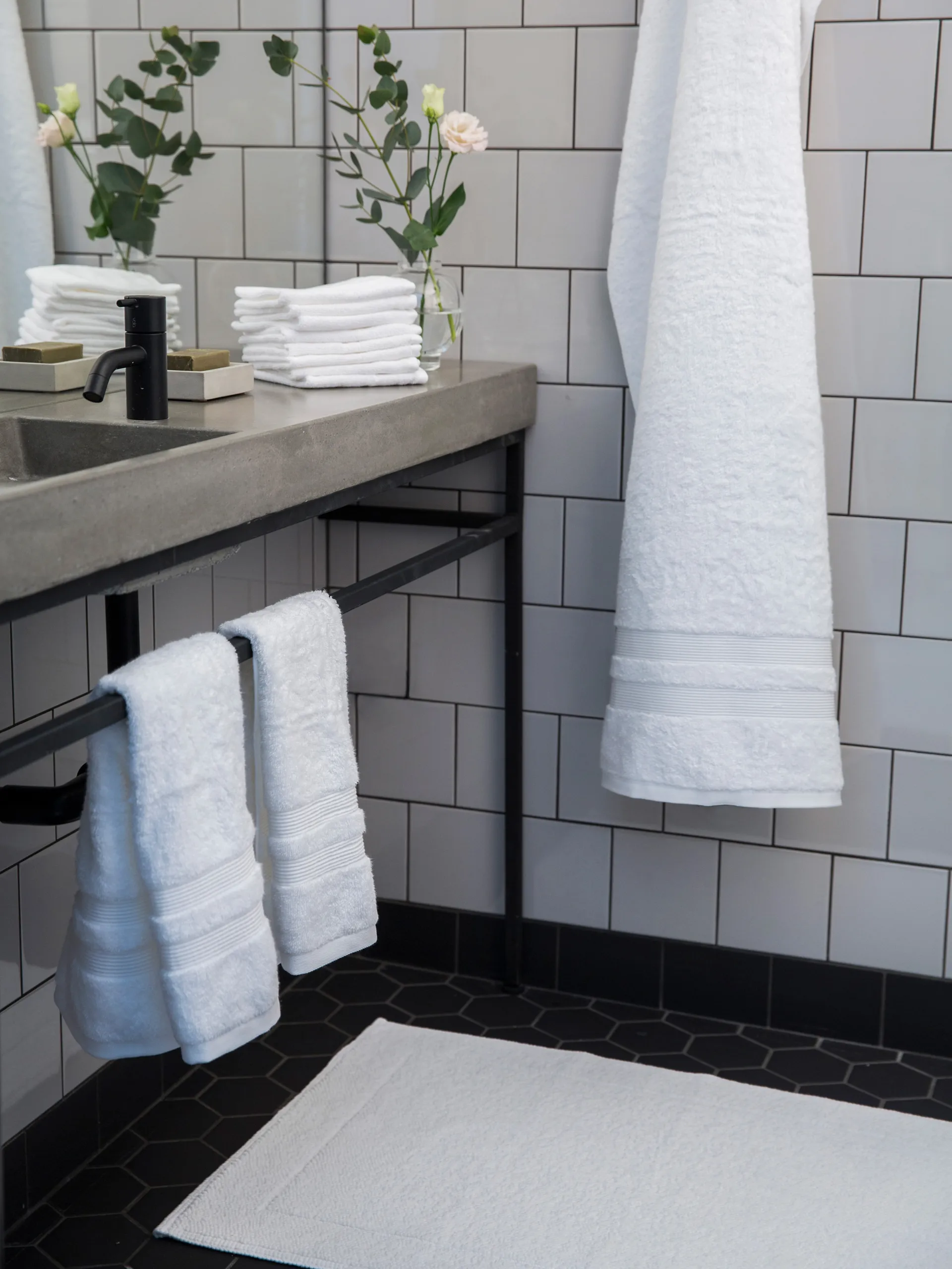 Fontana Håndkle EKO, Hvit, 100 x 150 cm Mille Notti