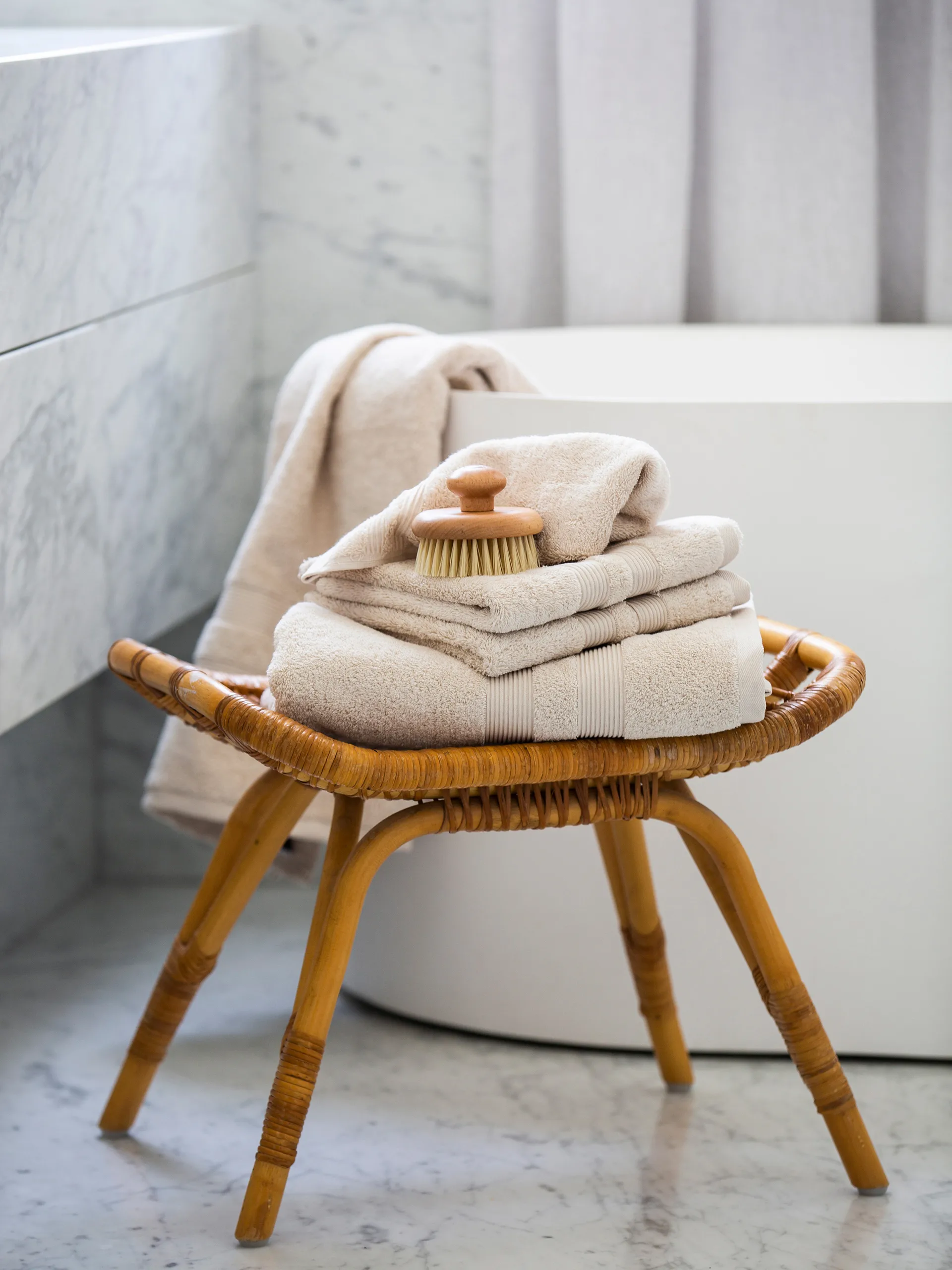 Fontana Håndkle EKO, Ivory, 70 x 140 cm Mille Notti