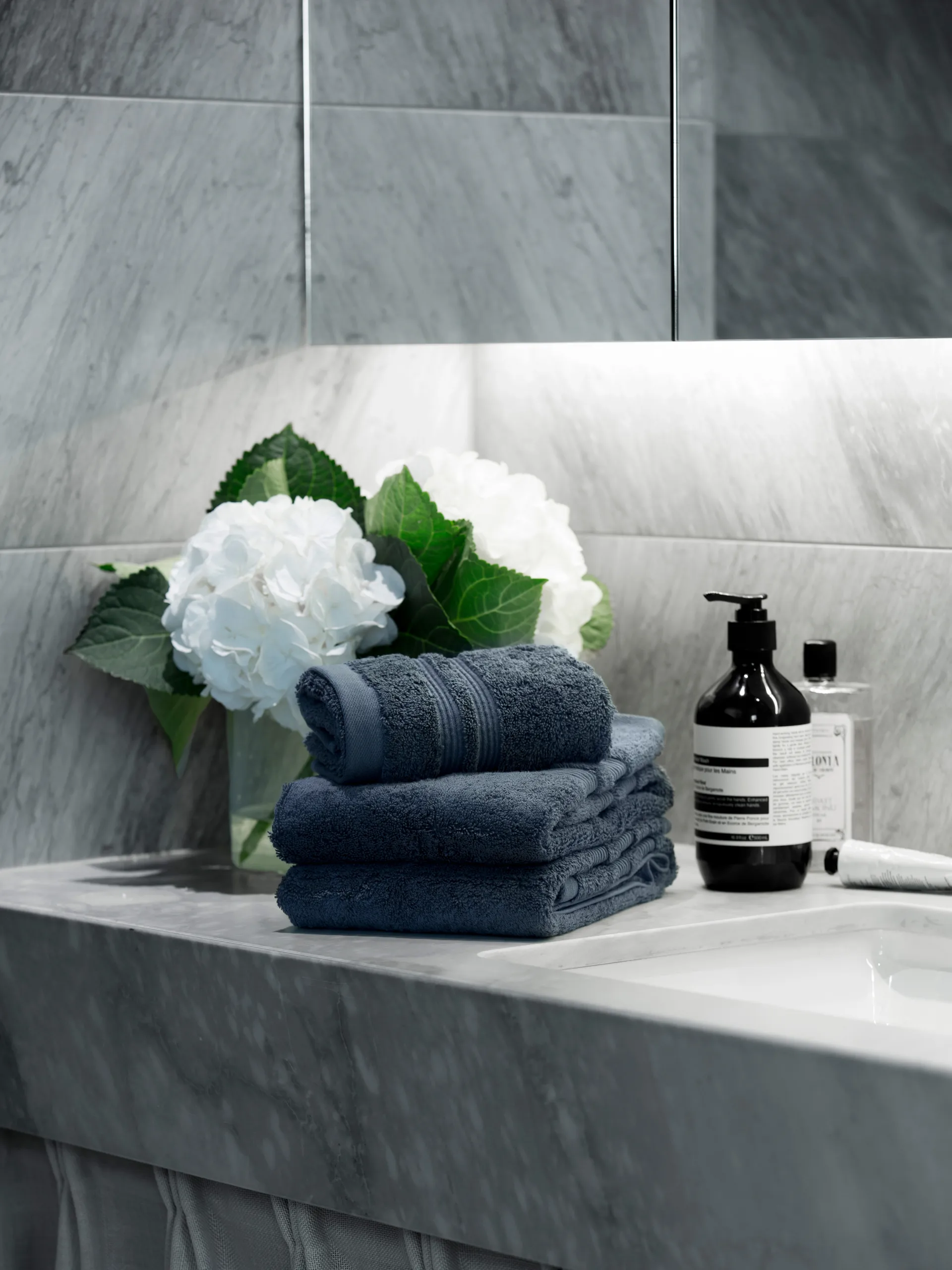 Fontana Håndkle EKO, MØrkeblå, 50 x 70 cm Mille Notti