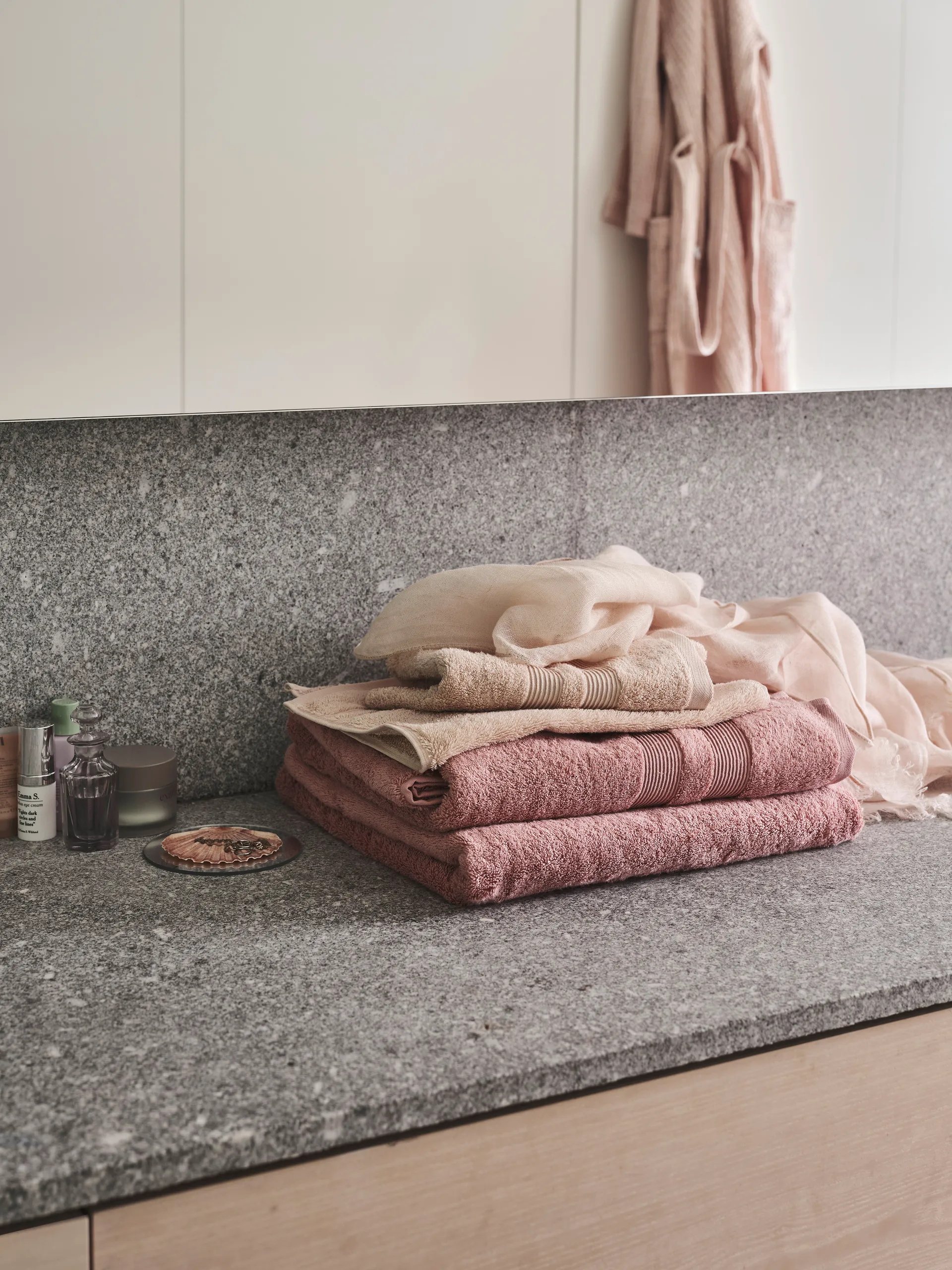 Fontana Håndkle EKO, Rosa, 30 x 50 cm Mille Notti