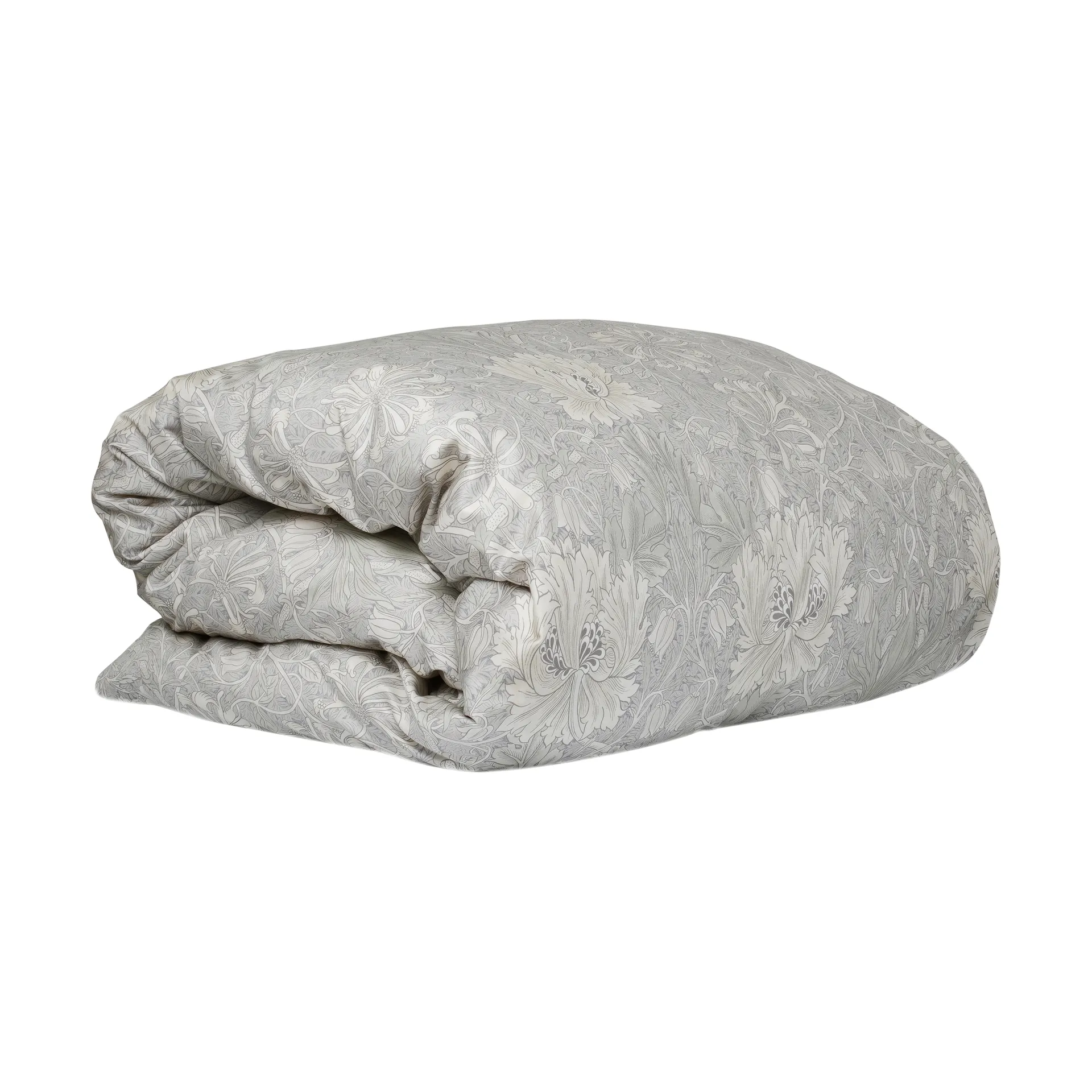 Honeysuckle & Tulip Dynetrekk, Grå, 200 x 220 cm Mille Notti