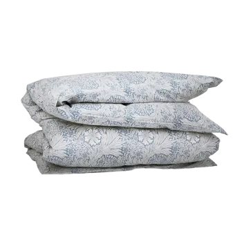 Morris & Co. Marigold Dynetrekk - Blå, 200x220 cm - Mille Notti