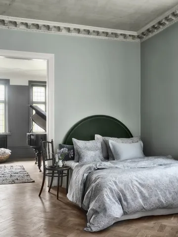 Morris & Co. Marigold Dynetrekk - Blå, 200x220 cm - Mille Notti