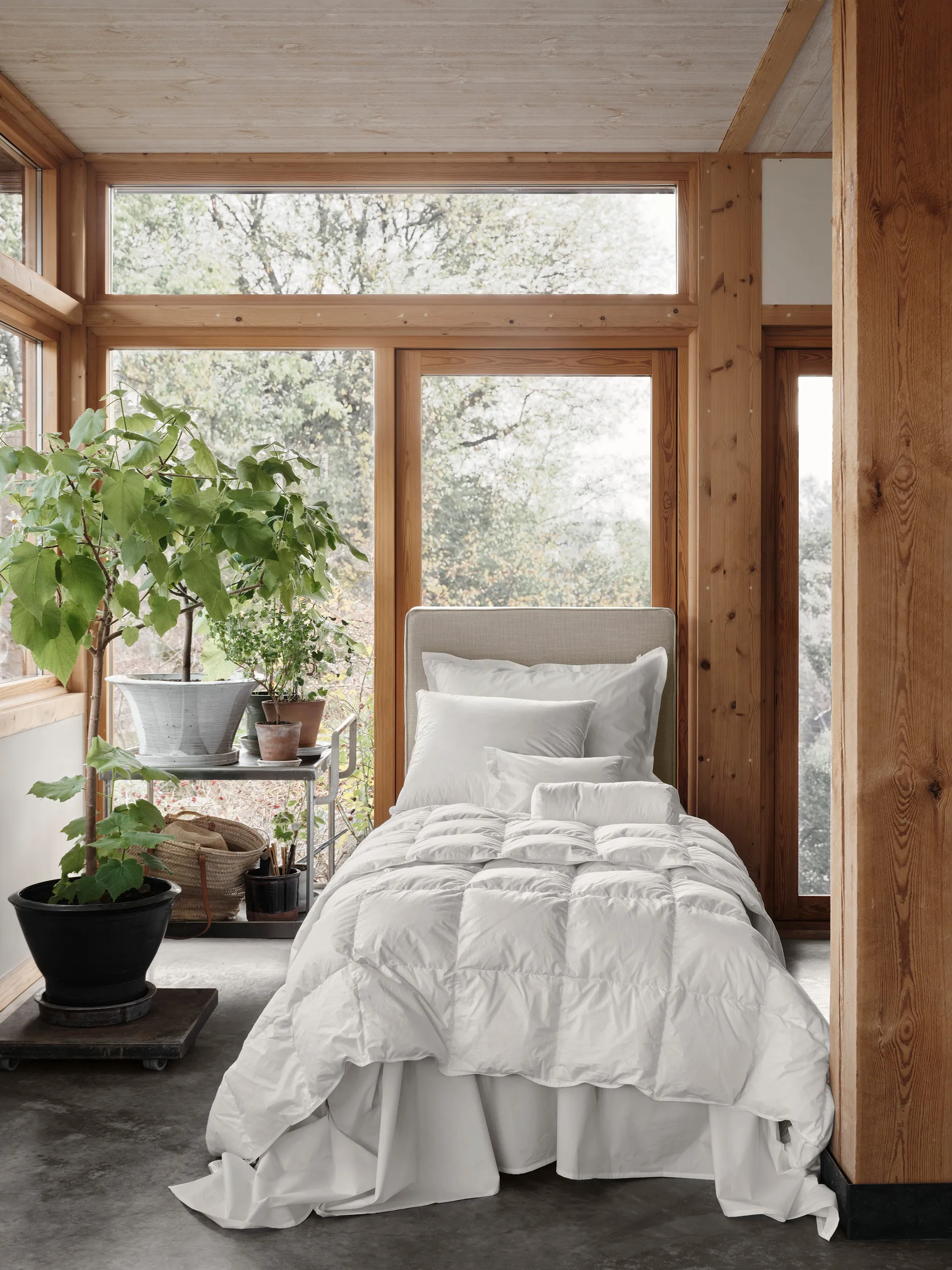 Natura Dundyne, Hvit, 200 x 220 cm, middels Mille Notti