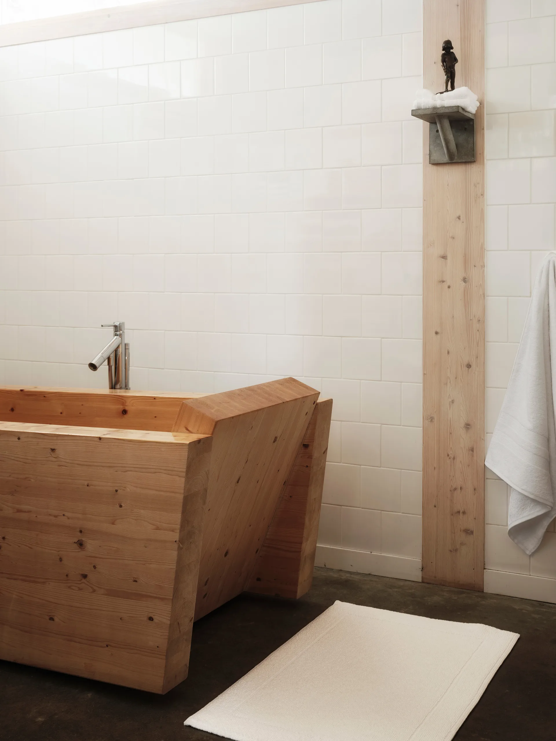 Portofino Baderomsmatte, Hvit, 60 x 90 cm Mille Notti