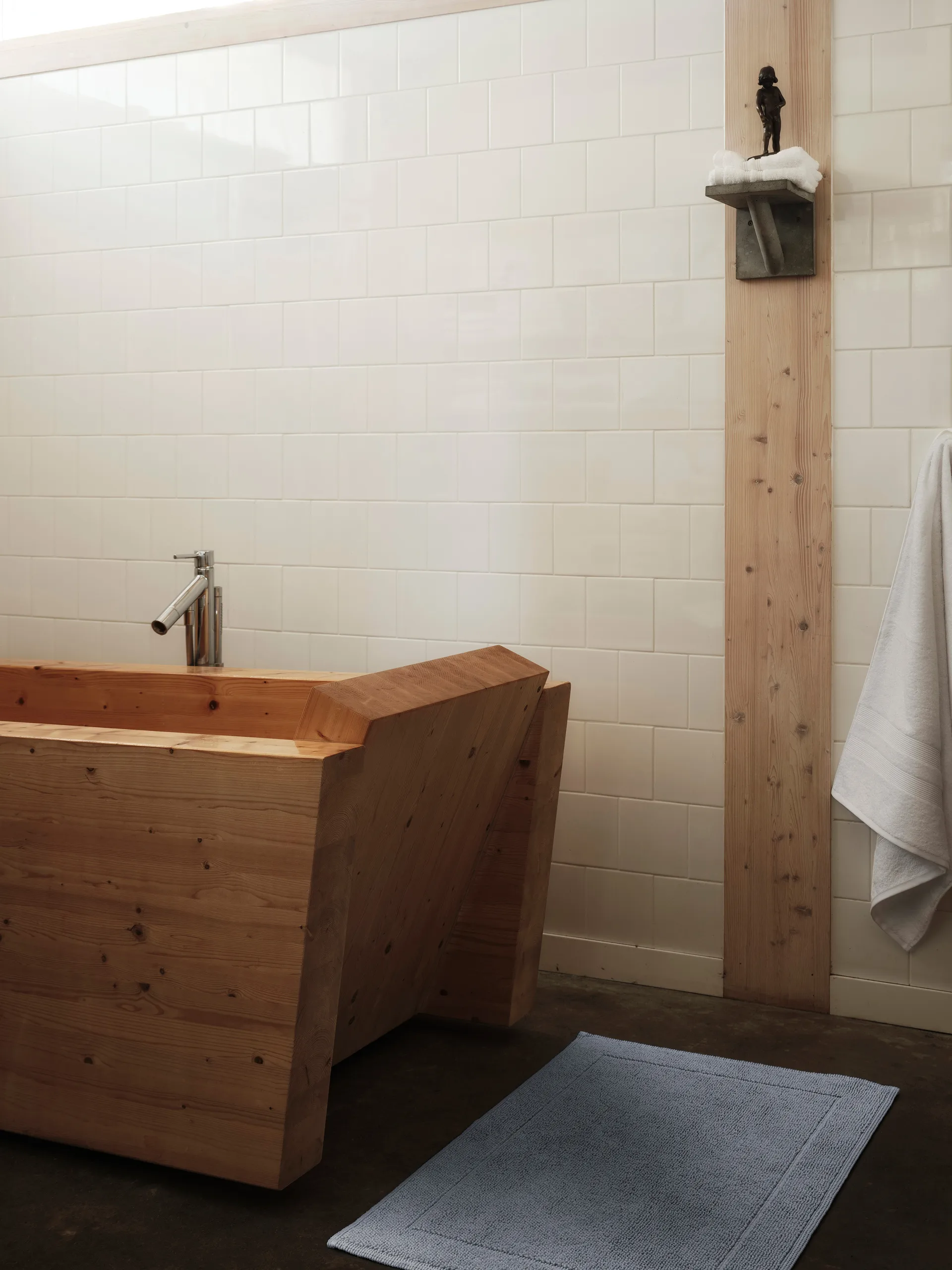 Portofino Baderomsmatte, Lyseblå, 60 x 90 cm Mille Notti