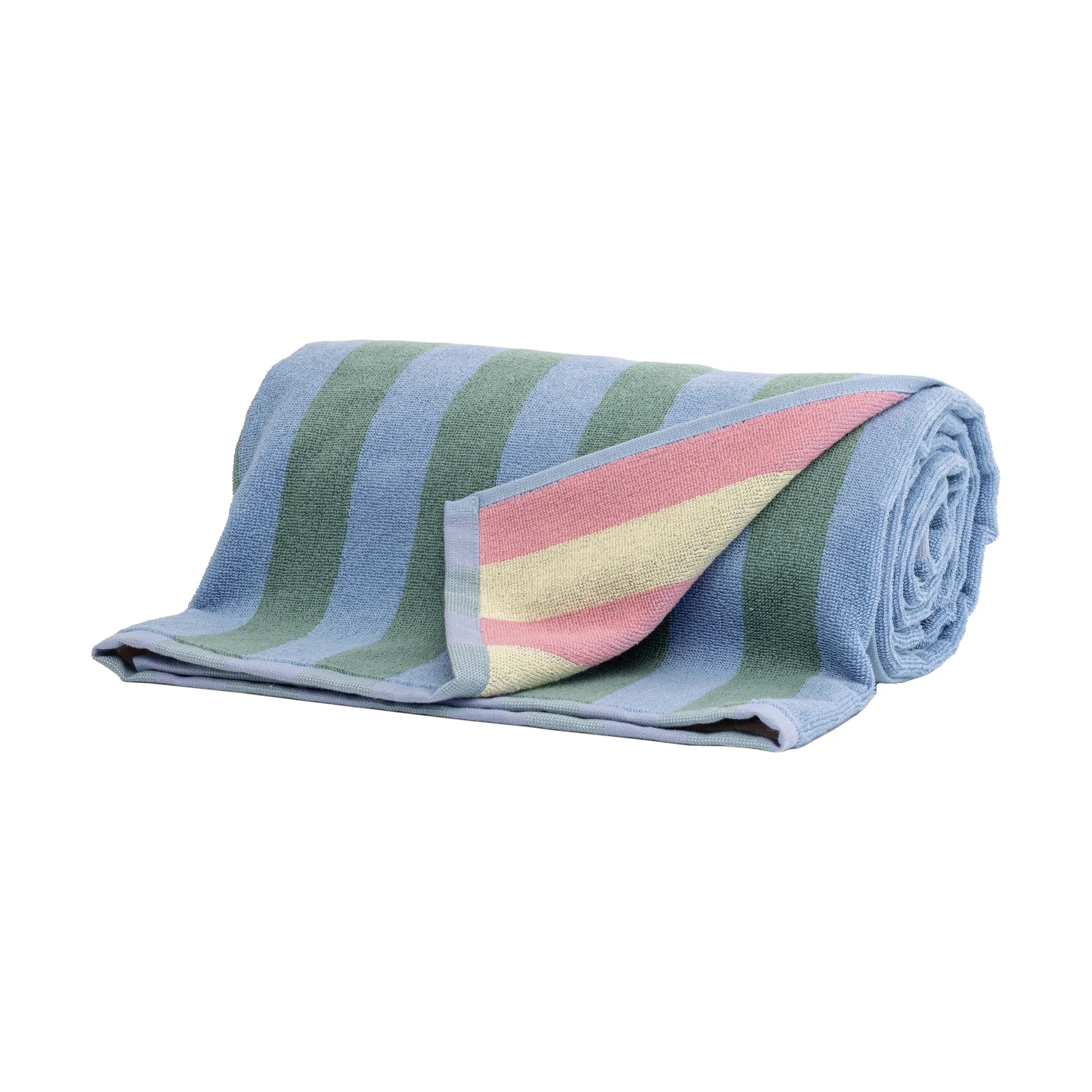 Positano strandhåndkle 100x180 cm, Lyseblå Mille Notti