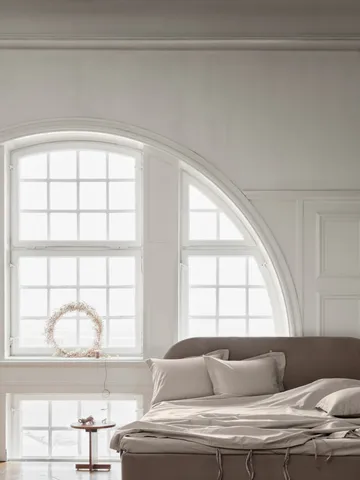 Satina Dynetrekk - Beige, 200 x 220 cm - Mille Notti