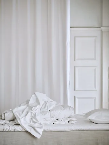 Satina Dynetrekk EKO - Hvit, 140 x 220 cm - Mille Notti