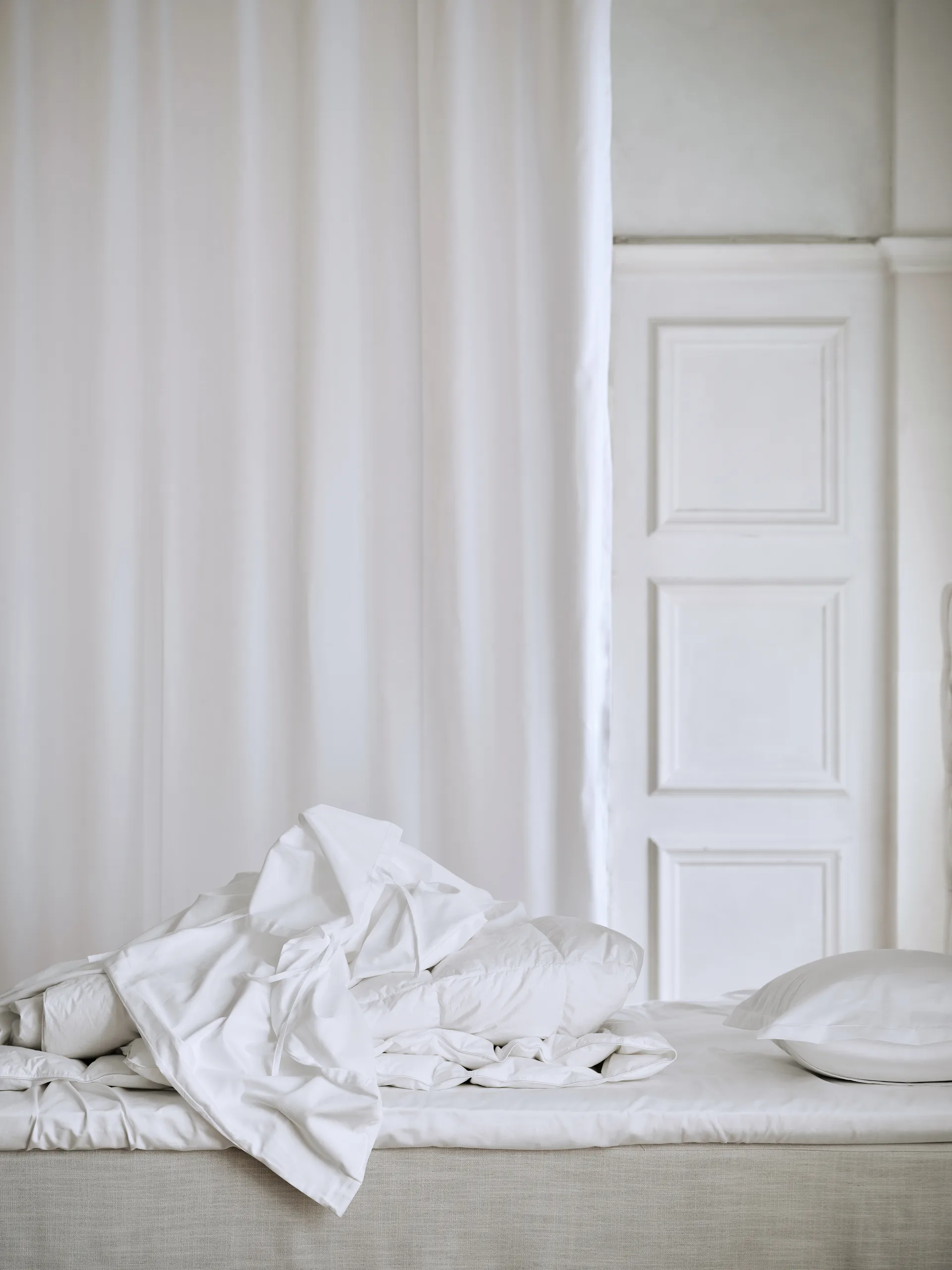 Satina Dynetrekk EKO, Hvit, 200 x 220 cm Mille Notti