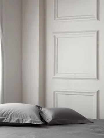 Satina Dynetrekk - Grå, 140 x 220 cm - Mille Notti