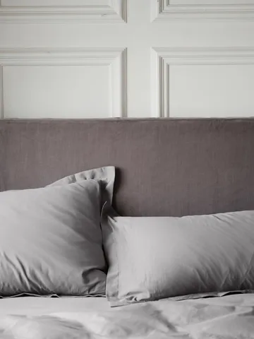 Satina Dynetrekk - Grå, 200 x 220 cm - Mille Notti